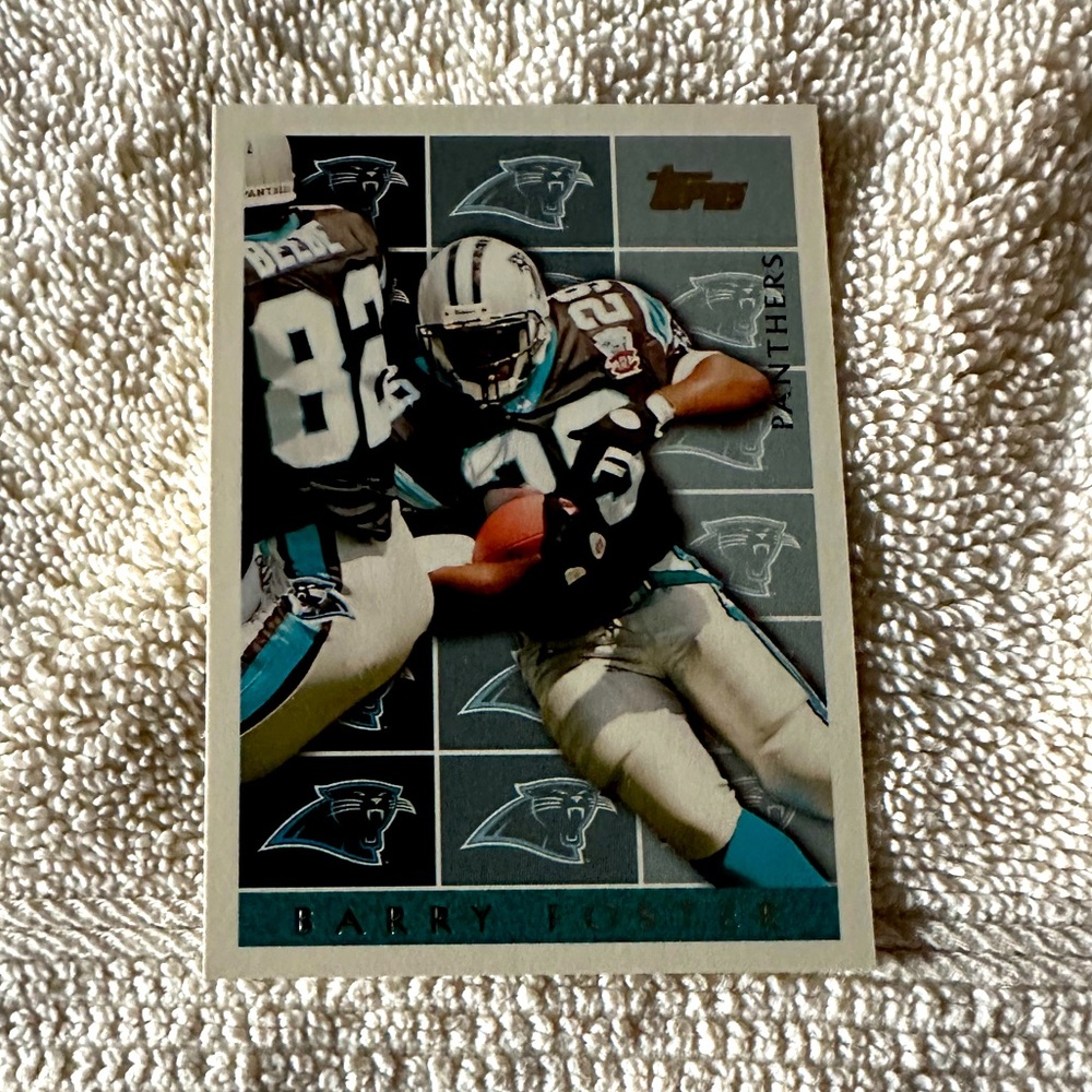 Barry Foster 1995 Topps Trading Card